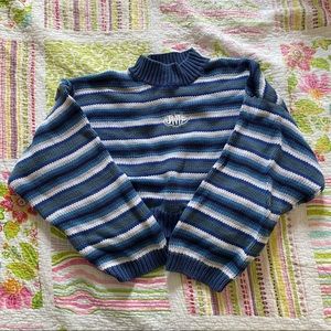 UNIF Clarissa striped sweater in blue! 🦋